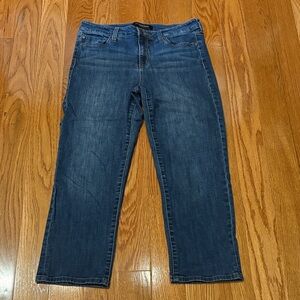 Liverpool Jeans Company Ladies Medium Blue Crop Jeans